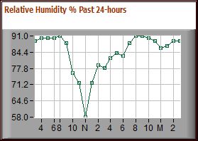 Relative Humidity Graph